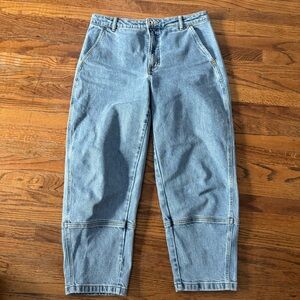 Everlane Utility Barrel Jean in Light Indigo 30R EUC